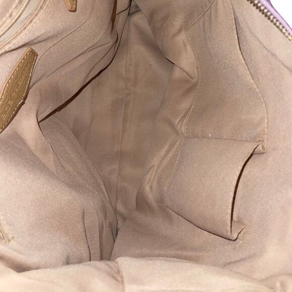 BCBGeneration Large Shoulder Crossbody Purse Bag Lavender Faux Leather - Picture 4 of 7